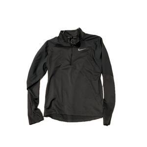 Nike Dri-fit Running Qtr Zip Long Sleeve Shirt Mens Large